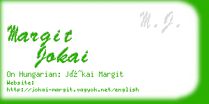 margit jokai business card